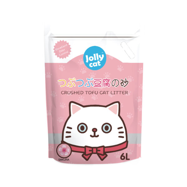 Jollycat Crushed Tofu Cat Litter 6L - Image 7