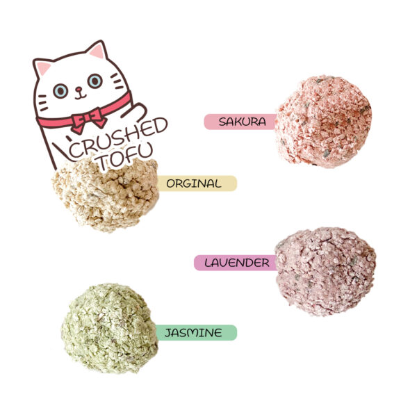Jollycat Crushed Tofu Cat Litter 6L - Image 3