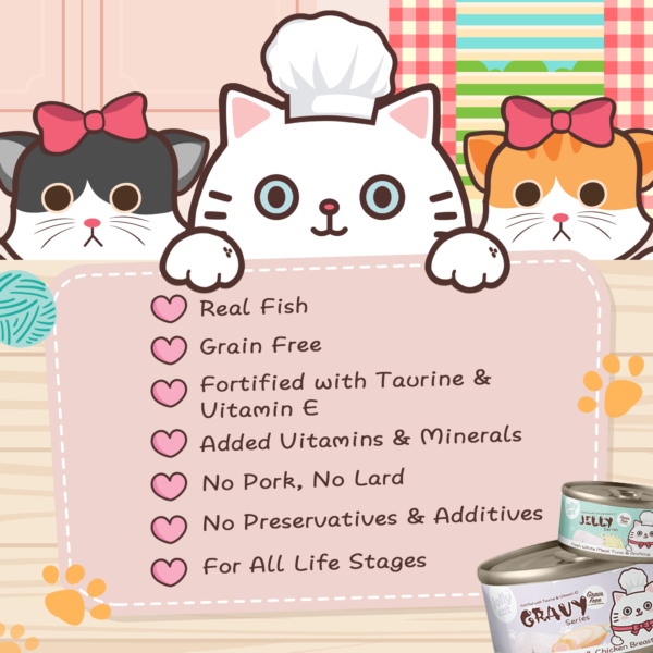 Jollycat Classic Jelly Canned Food Series 80g ( 7 Assorted Flavors) - Image 2