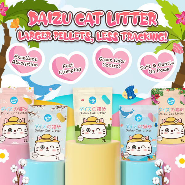 Jollycat Daizu Cat Litter 7L - Image 2