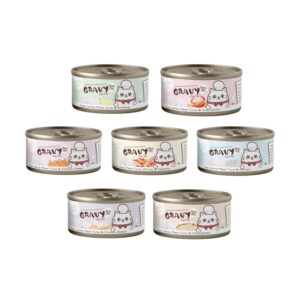 Jollycat Classic Gravy Canned Food Series 80g (7 Assorted Flavors)