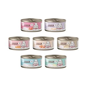 Jollycat Classic Jelly Canned Food Series 80g ( 7 Assorted Flavors)